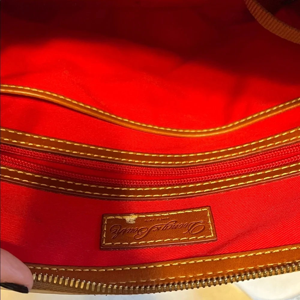 Dooney & Bourke ostrich zip zip satchel - Picture 6 of 10